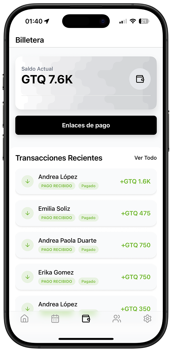 Sitta App - Billetera